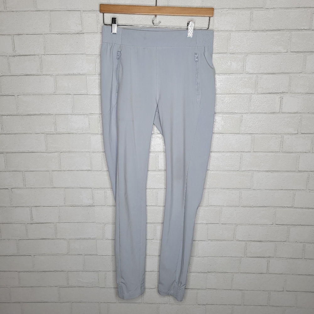 Columbia Light Blue Gray Nylon Joggers Active Pants